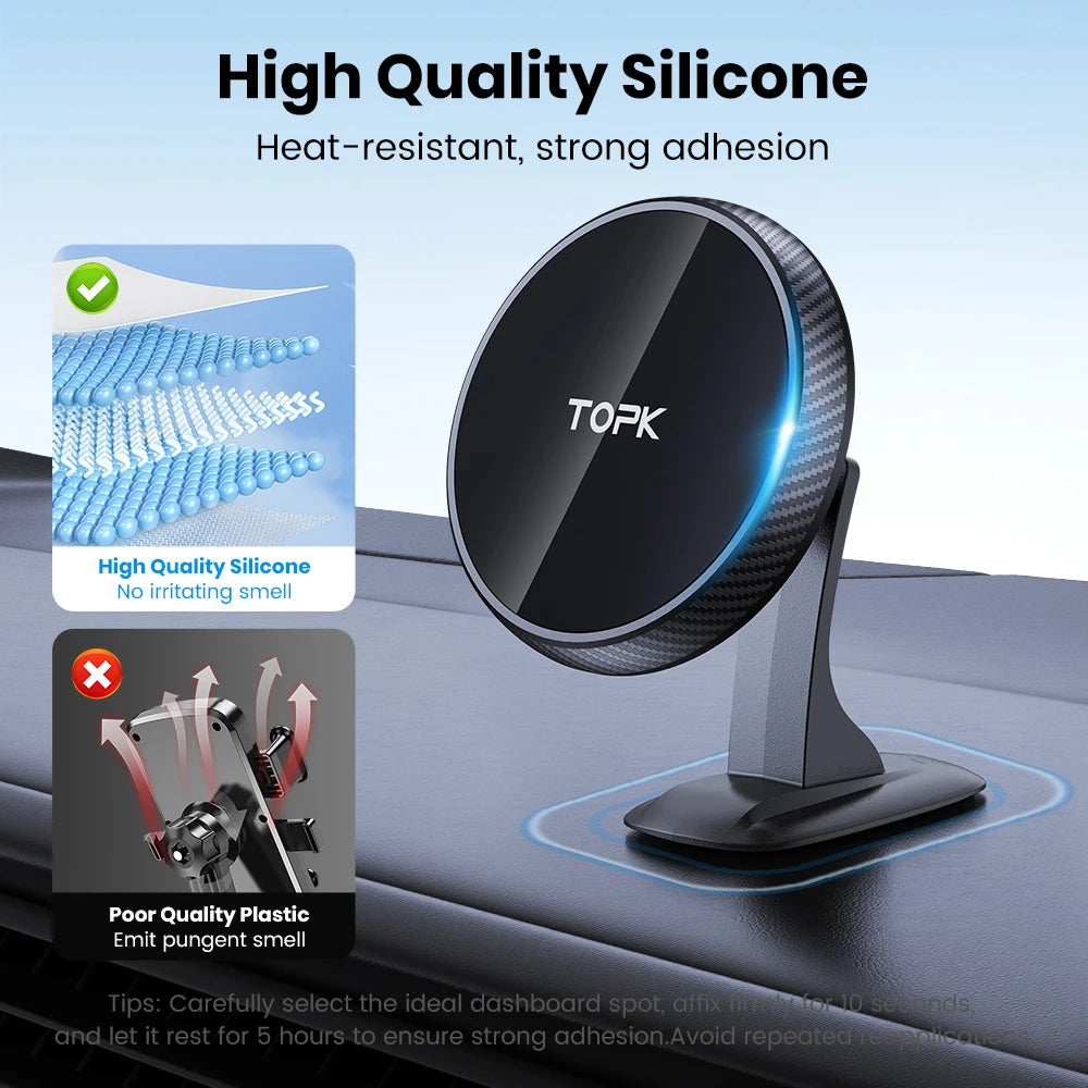 TOPK 360° MagSafe Magnetic Car Phone Holder
